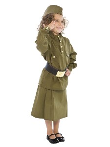 Гимнастерка с юбкой р.104-110 (разм.28)