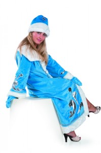 Снегурочка - костюм Снегурочки взрослый ― Серый Волк ру