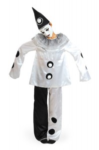 Костюм Пьеро - купить взрослый костюм Пьеро, Золотой Ключик - магазин Серый Волк