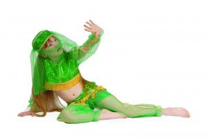 Костюм Жасмин - восточная красавица, зелёный ― Серый Волк ру