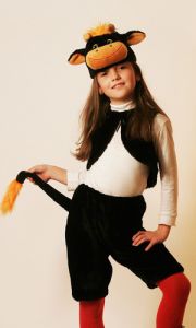 Бычок, купить костюм быка для мальчика или девочки на утренник, магазин Серый Волк ру