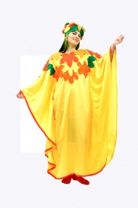 Костюм осени взрослый, купить платье Осень женское, магазин Серый Волк ру