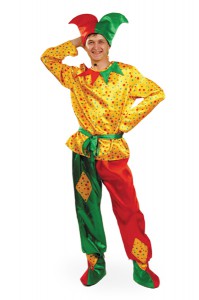 Петрушка, костюм для взрослого