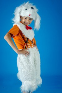 Костюм Собака Пудель белый 4