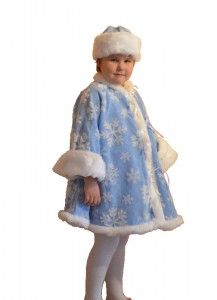 Костюм Снегурочка детский, купить девочке костюм Снегурочки - магазин Серый Волк ру