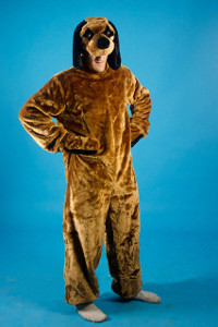 Костюм Собаки взрослый коричневый