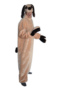 Костюм Собаки взрослый бежевый