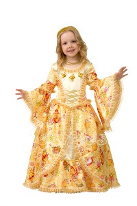 Костюм Золушка Сказочная, платье для девочки